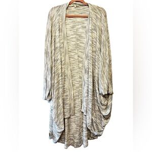 Anthropologie Pure Good Cascade Duster
